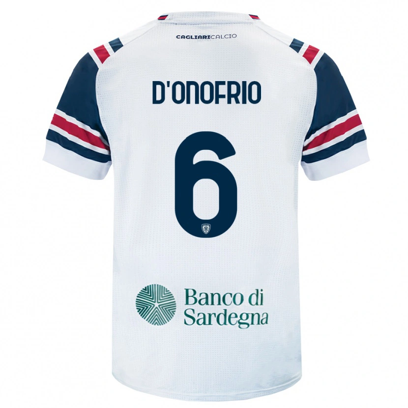 Danxen Pánské Vincenzo D'onofrio #6 Bílá Červená Zelená Daleko Hráčské Dresy 2026/27 Dres