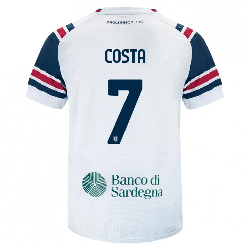 Danxen Pánské Luca Costa #7 Bílá Červená Zelená Daleko Hráčské Dresy 2026/27 Dres