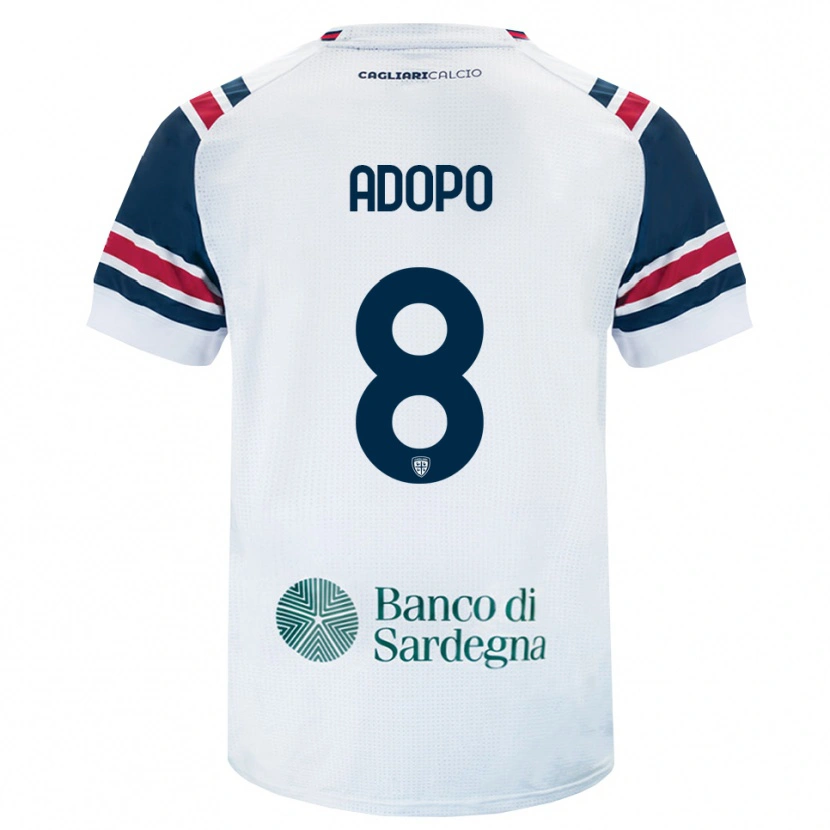 Danxen Pánské Michel Adopo #8 Bílá Červená Zelená Daleko Hráčské Dresy 2026/27 Dres