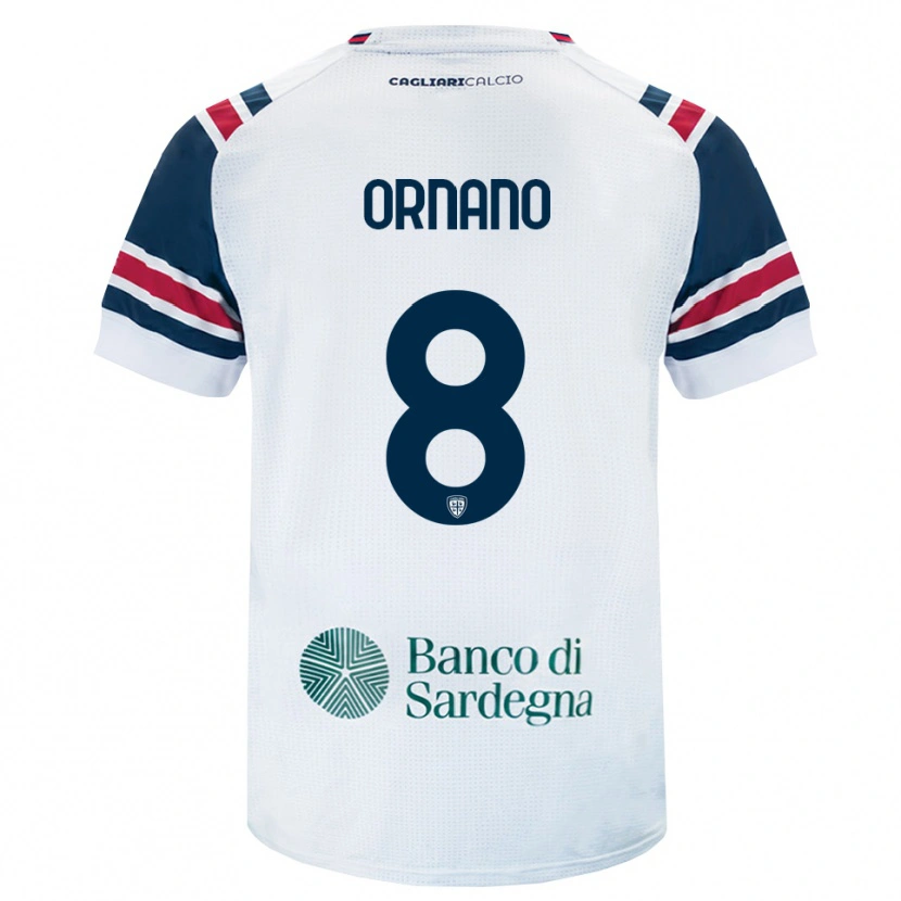 Danxen Pánské Marco Ornano #8 Bílá Červená Zelená Daleko Hráčské Dresy 2026/27 Dres
