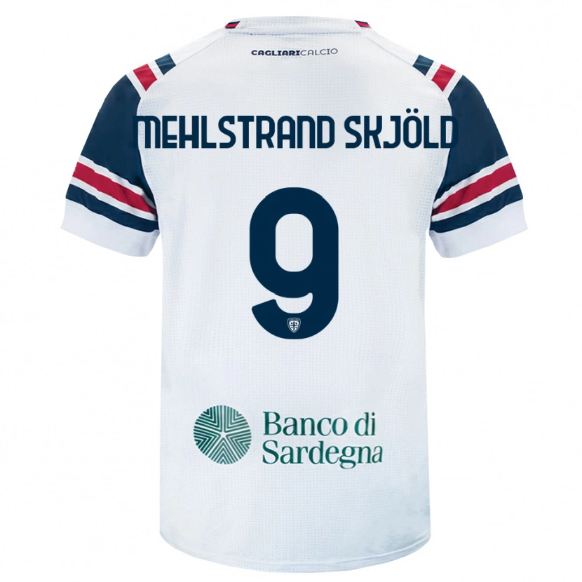 Danxen Pánské William Mehlstrand Skjöld #9 Bílá Červená Zelená Daleko Hráčské Dresy 2026/27 Dres