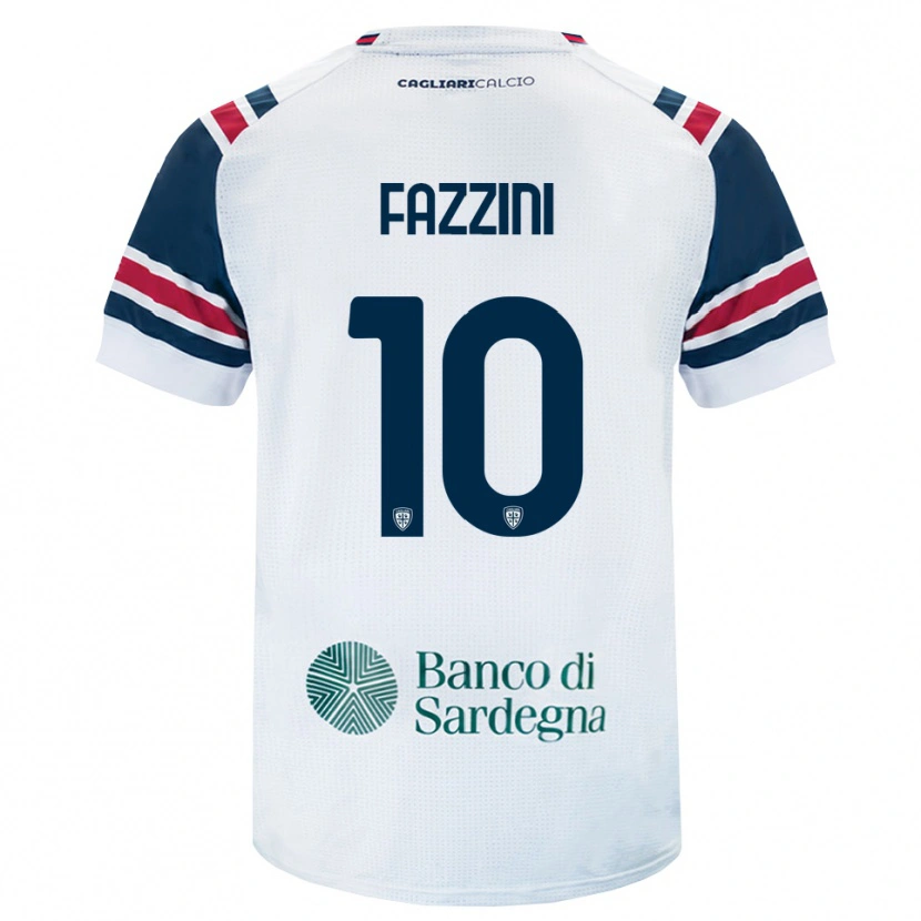 Danxen Pánské Jacopo Fazzini #10 Bílá Červená Zelená Daleko Hráčské Dresy 2026/27 Dres