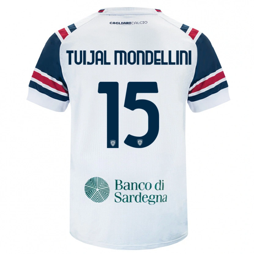 Danxen Pánské Luca Tuijai Mondellini #15 Bílá Červená Zelená Daleko Hráčské Dresy 2026/27 Dres