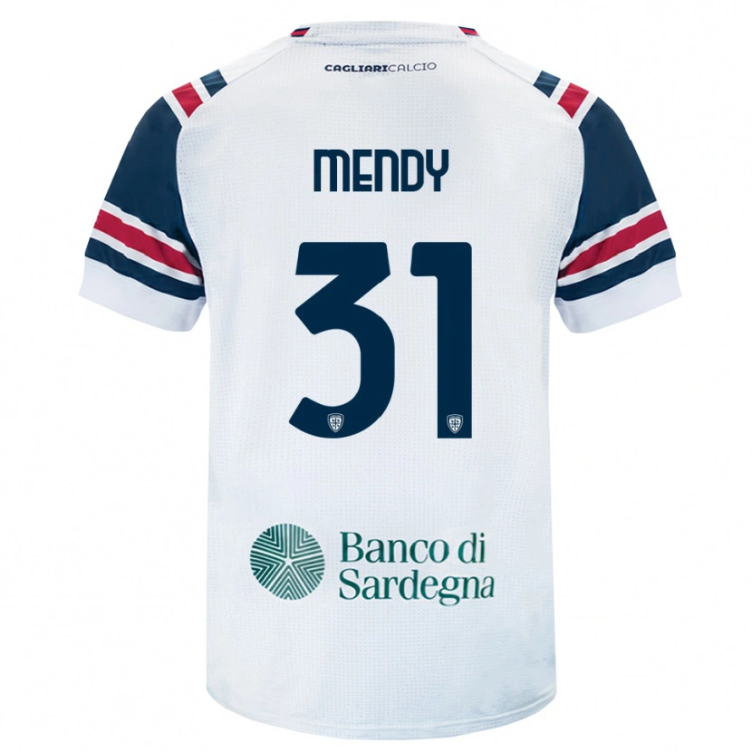 Danxen Pánské Paul Mendy #31 Bílá Červená Zelená Daleko Hráčské Dresy 2026/27 Dres