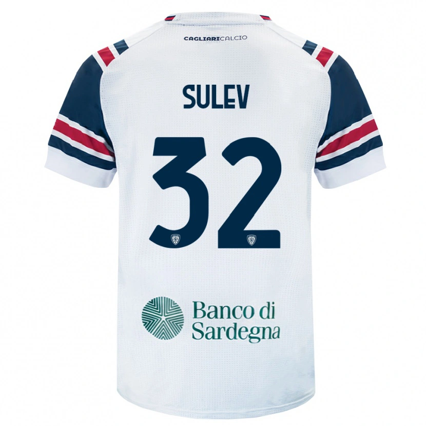 Danxen Pánské Ivan Sulev #32 Bílá Červená Zelená Daleko Hráčské Dresy 2026/27 Dres
