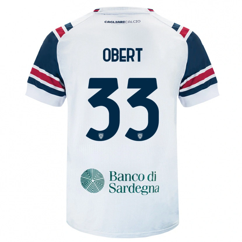 Danxen Pánské Adam Obert #33 Bílá Červená Zelená Daleko Hráčské Dresy 2026/27 Dres