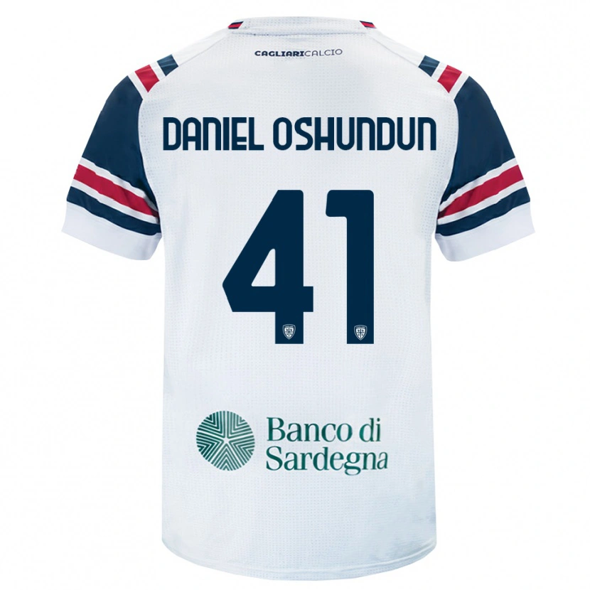 Danxen Pánské Olasunkanmi Daniel Oshundun #41 Bílá Červená Zelená Daleko Hráčské Dresy 2026/27 Dres