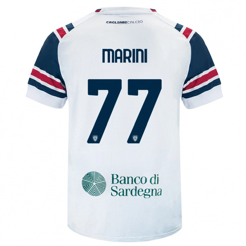 Danxen Pánské Matteo Marini #77 Bílá Červená Zelená Daleko Hráčské Dresy 2026/27 Dres