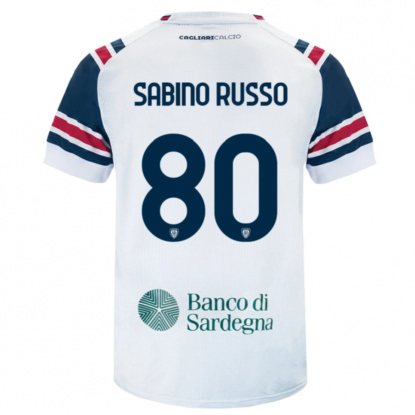Danxen Pánské Alessandro Sabino Russo #80 Bílá Červená Zelená Daleko Hráčské Dresy 2026/27 Dres