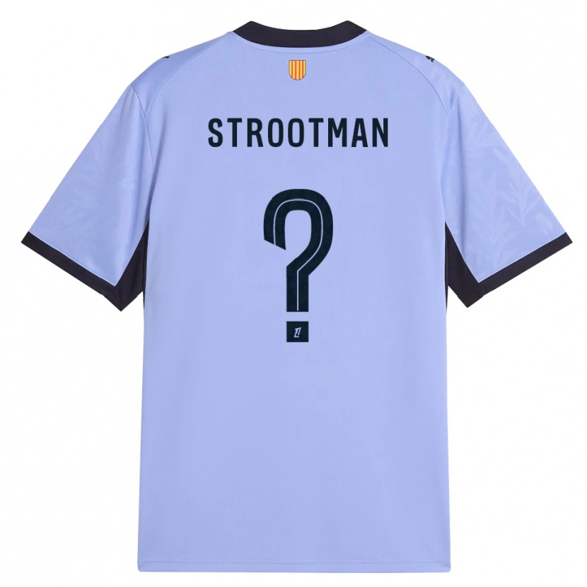 Danxen Pánské Kevin Strootman #0 Levandulová Černá Třetí Hráčské Dresy 2026/27 Dres