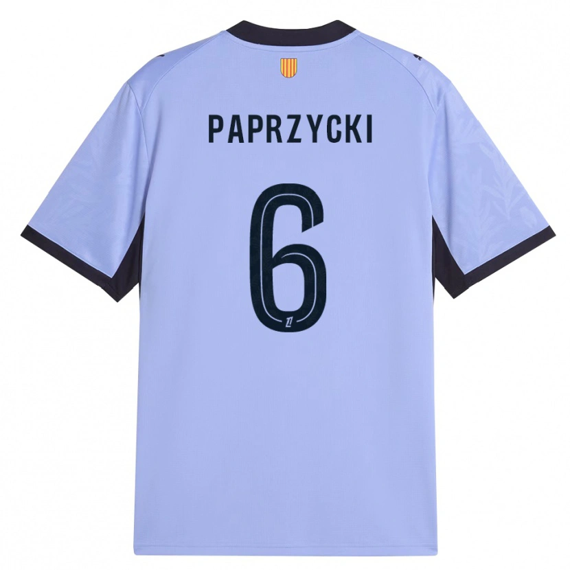 Danxen Pánské Aurore Paprzycki #6 Levandulová Černá Třetí Hráčské Dresy 2026/27 Dres