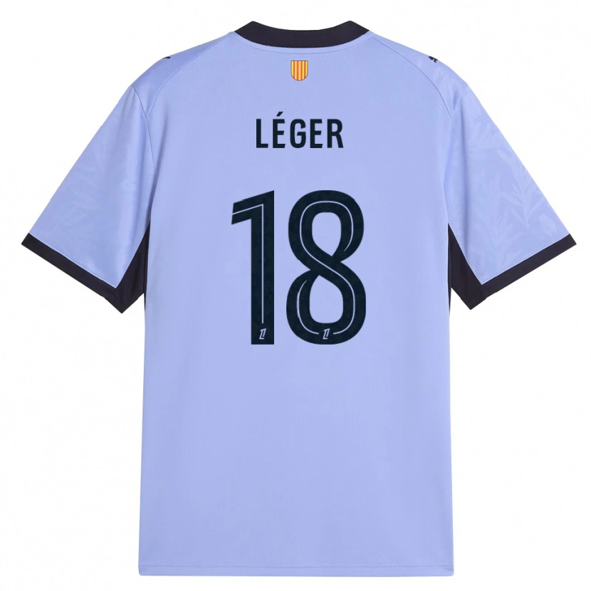 Danxen Pánské Marie-Charlotte Léger #18 Levandulová Černá Třetí Hráčské Dresy 2026/27 Dres