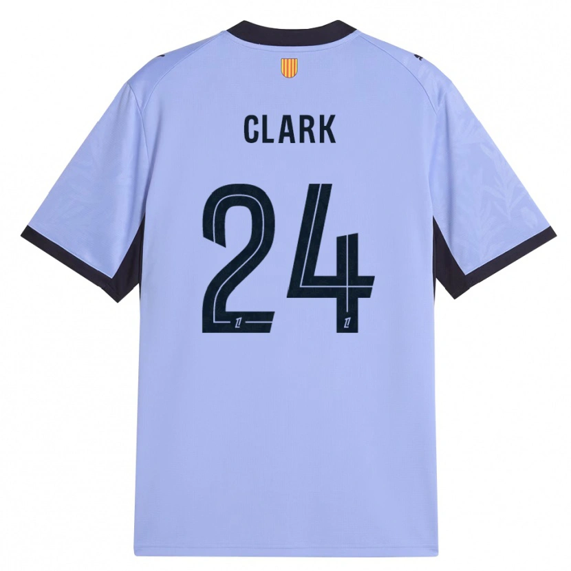 Danxen Pánské Ashley Clark #24 Levandulová Černá Třetí Hráčské Dresy 2026/27 Dres