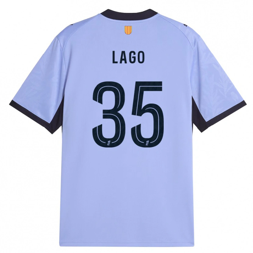 Danxen Pánské Ange Lago #35 Levandulová Černá Třetí Hráčské Dresy 2026/27 Dres