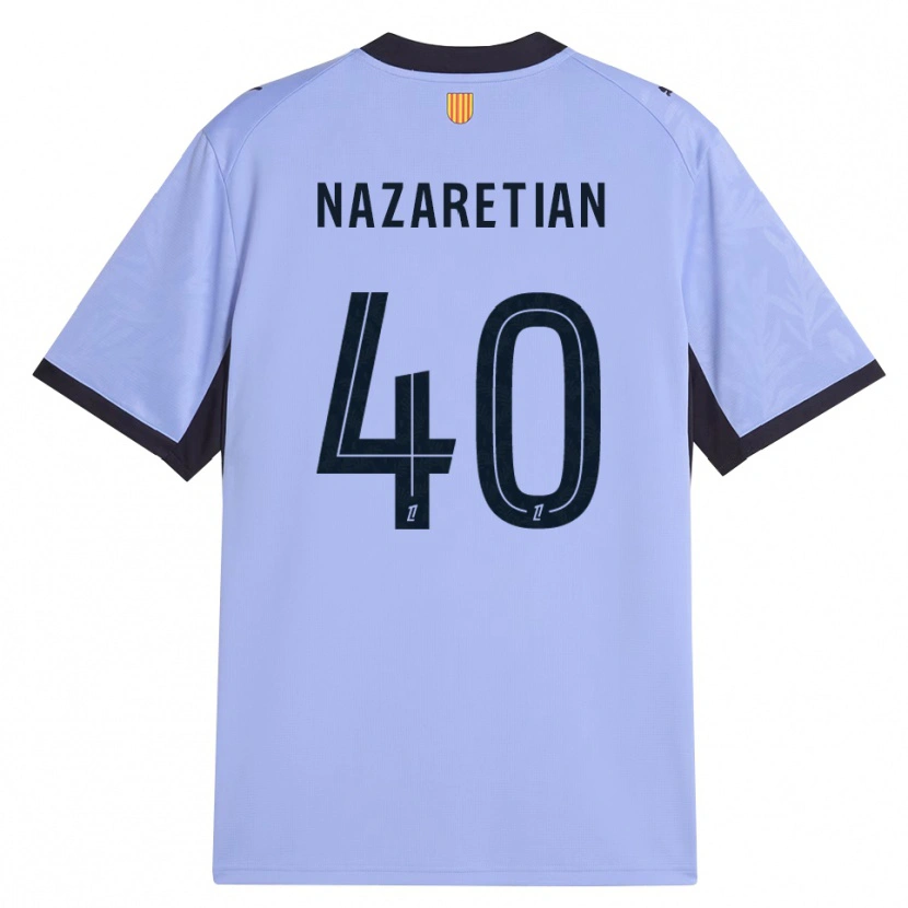 Danxen Pánské Manuel Nazaretian #40 Levandulová Černá Třetí Hráčské Dresy 2026/27 Dres