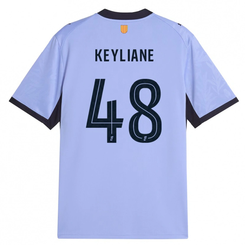 Danxen Pánské Keyliane Abdallah #48 Levandulová Černá Třetí Hráčské Dresy 2026/27 Dres