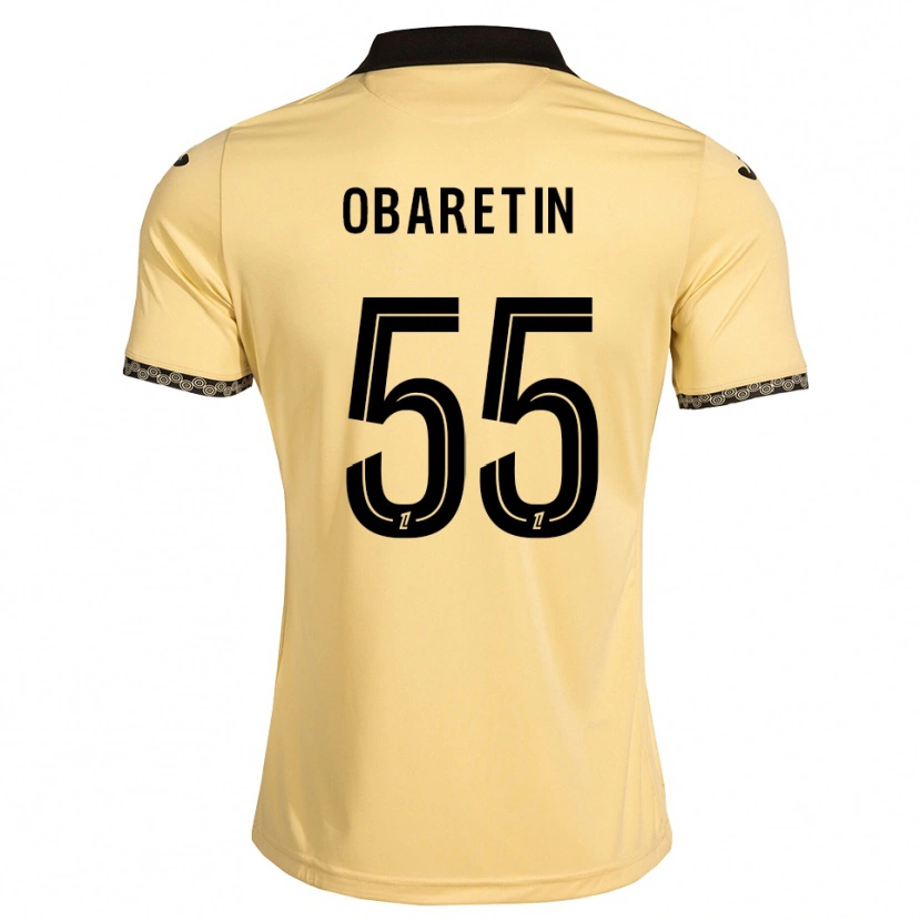 Danxen Pánské Nosa Edward Obaretin #55 Navajo Bílá Černá Daleko Hráčské Dresy 2026/27 Dres
