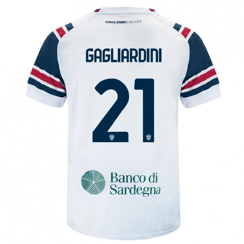 Danxen Pánské Roberto Gagliardini #21 Bílá Červená Zelená Daleko Hráčské Dresy 2026/27 Dres
