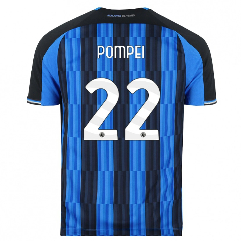 Danxen Pánské Thomas Pompei #22 Modrá Černá Červená Domů Hráčské Dresy 2026/27 Dres