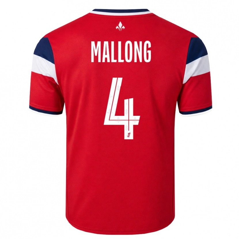 Danxen Dámské Raphaël Mallong #4 Červená Bílá Královská Modř Domů Hráčské Dresy 2026/27 Dres