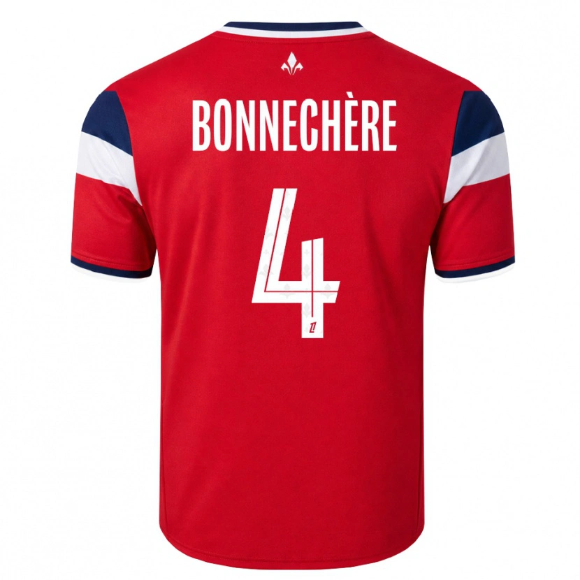 Danxen Dámské Victor Bonnechère #4 Červená Bílá Královská Modř Domů Hráčské Dresy 2026/27 Dres