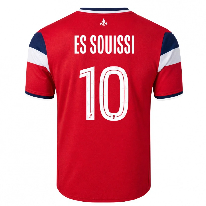 Danxen Dámské Yllian Es Souissi #10 Červená Bílá Královská Modř Domů Hráčské Dresy 2026/27 Dres