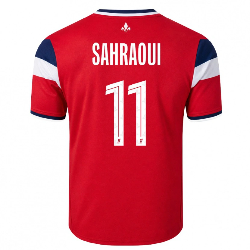 Danxen Dámské Osame Sahraoui #11 Červená Bílá Královská Modř Domů Hráčské Dresy 2026/27 Dres