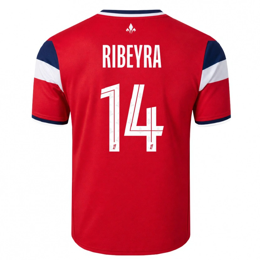 Danxen Dámské Anaïs Ribeyra #14 Červená Bílá Královská Modř Domů Hráčské Dresy 2026/27 Dres