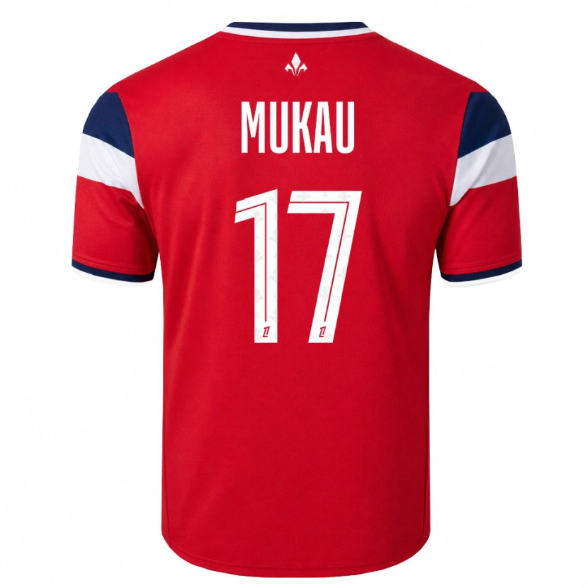 Danxen Dámské Ngal'ayel Mukau #17 Červená Bílá Královská Modř Domů Hráčské Dresy 2026/27 Dres
