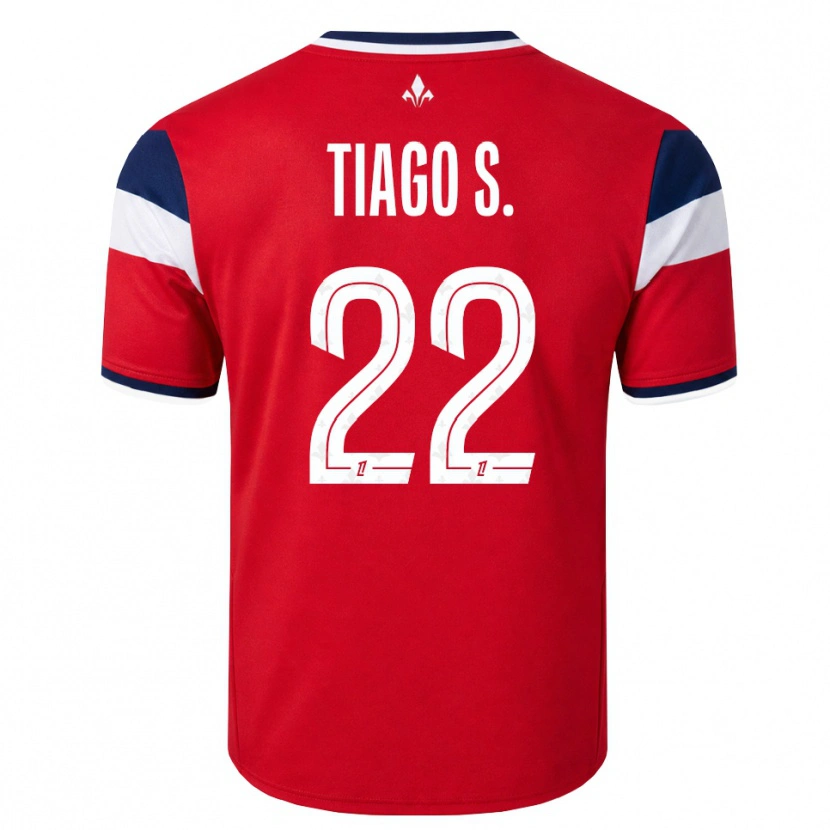 Danxen Dámské Tiago Santos #22 Červená Bílá Královská Modř Domů Hráčské Dresy 2026/27 Dres