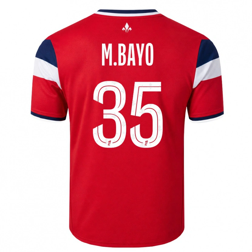 Danxen Dámské Mohamed Bayo #35 Červená Bílá Královská Modř Domů Hráčské Dresy 2026/27 Dres
