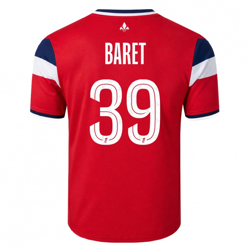 Danxen Dámské Lilian Baret #39 Červená Bílá Královská Modř Domů Hráčské Dresy 2026/27 Dres