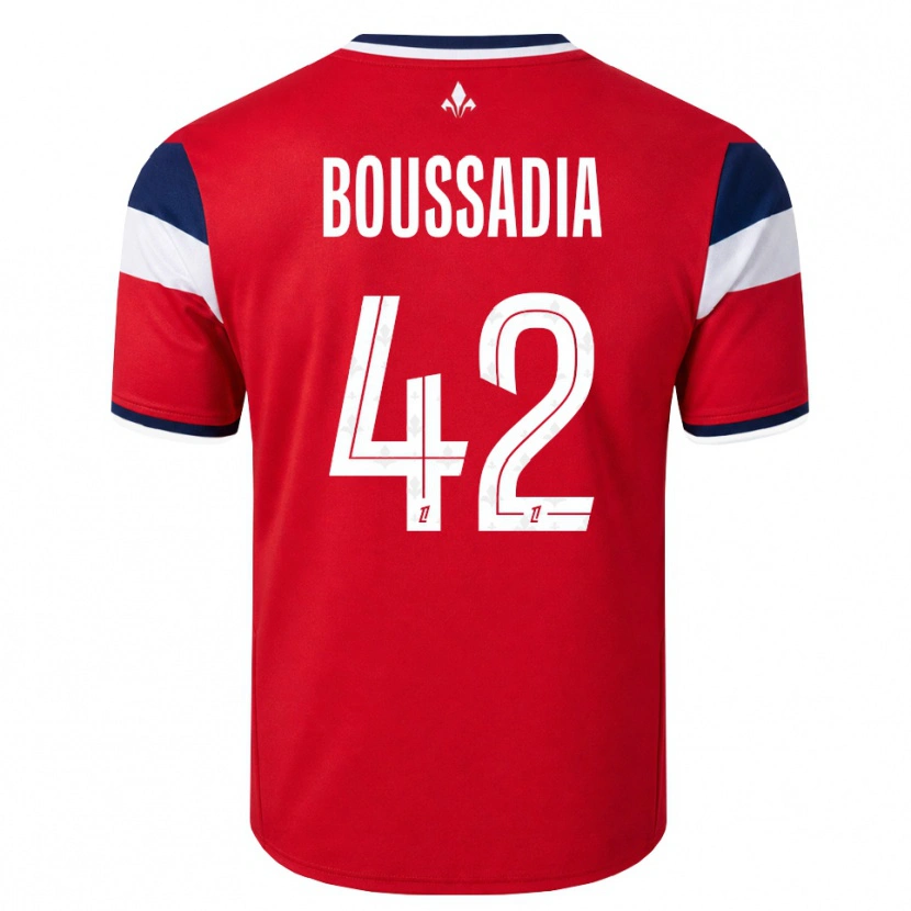 Danxen Dámské Saad Boussadia #42 Červená Bílá Královská Modř Domů Hráčské Dresy 2026/27 Dres