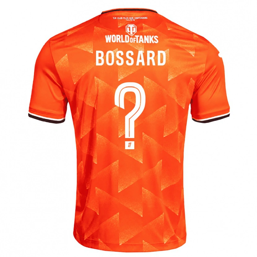 Danxen Dámské Léo Bossard #0 Oranžová Bílá Černá Domů Hráčské Dresy 2026/27 Dres