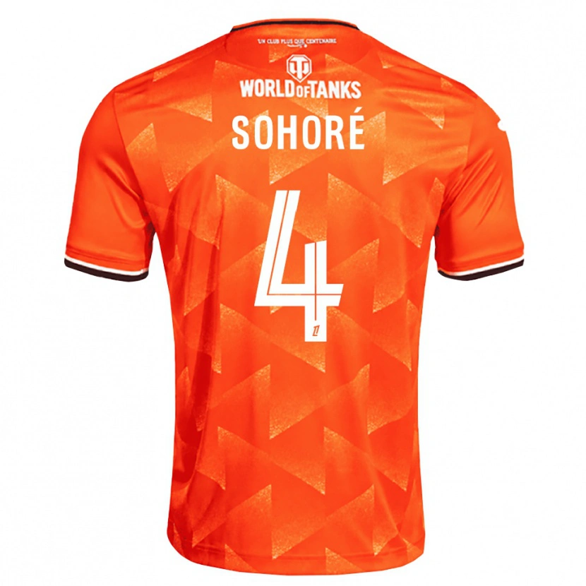 Danxen Dámské Seni Sohoré #4 Oranžová Bílá Černá Domů Hráčské Dresy 2026/27 Dres
