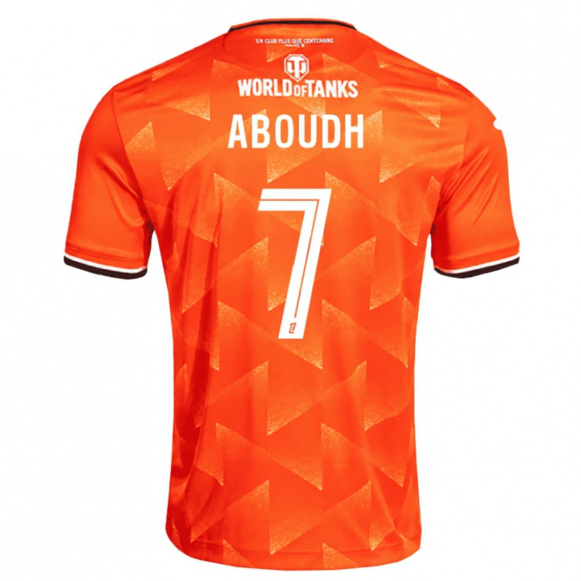 Danxen Dámské Jules Aboudh #7 Oranžová Bílá Černá Domů Hráčské Dresy 2026/27 Dres