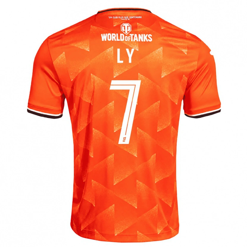 Danxen Dámské Mactar Ly #7 Oranžová Bílá Černá Domů Hráčské Dresy 2026/27 Dres