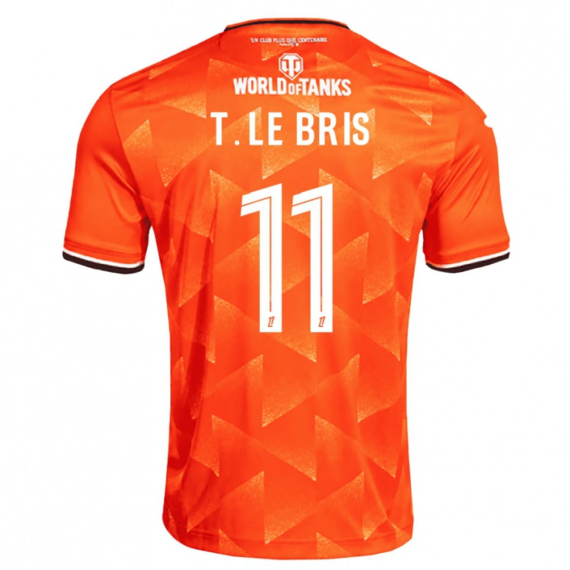 Danxen Dámské Théo Le Bris #11 Oranžová Bílá Černá Domů Hráčské Dresy 2026/27 Dres