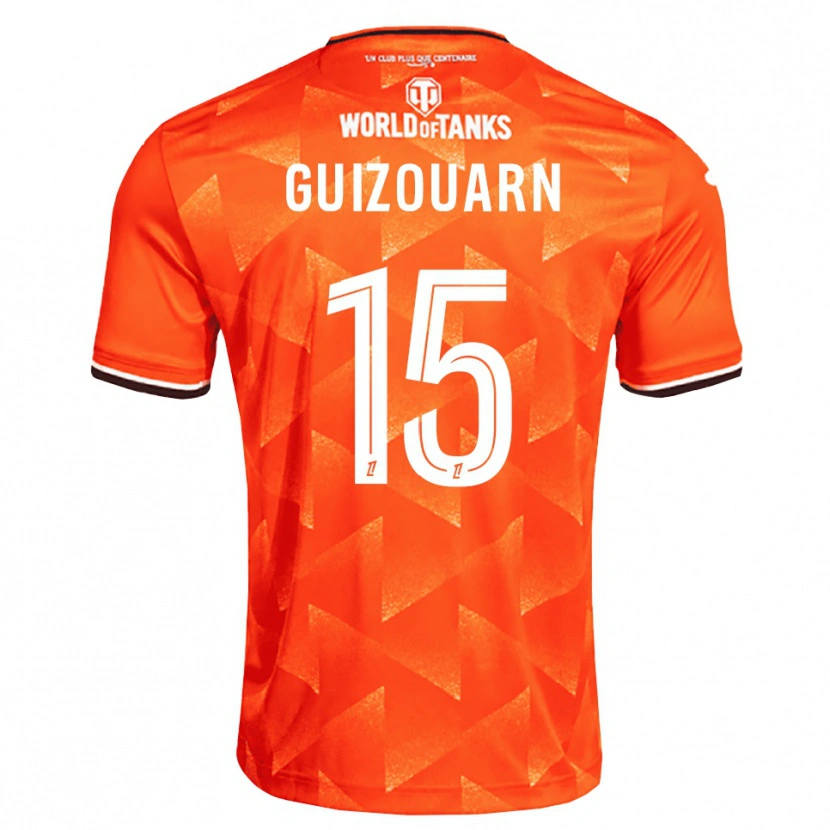 Danxen Dámské Dorian Guizouarn #15 Oranžová Bílá Černá Domů Hráčské Dresy 2026/27 Dres