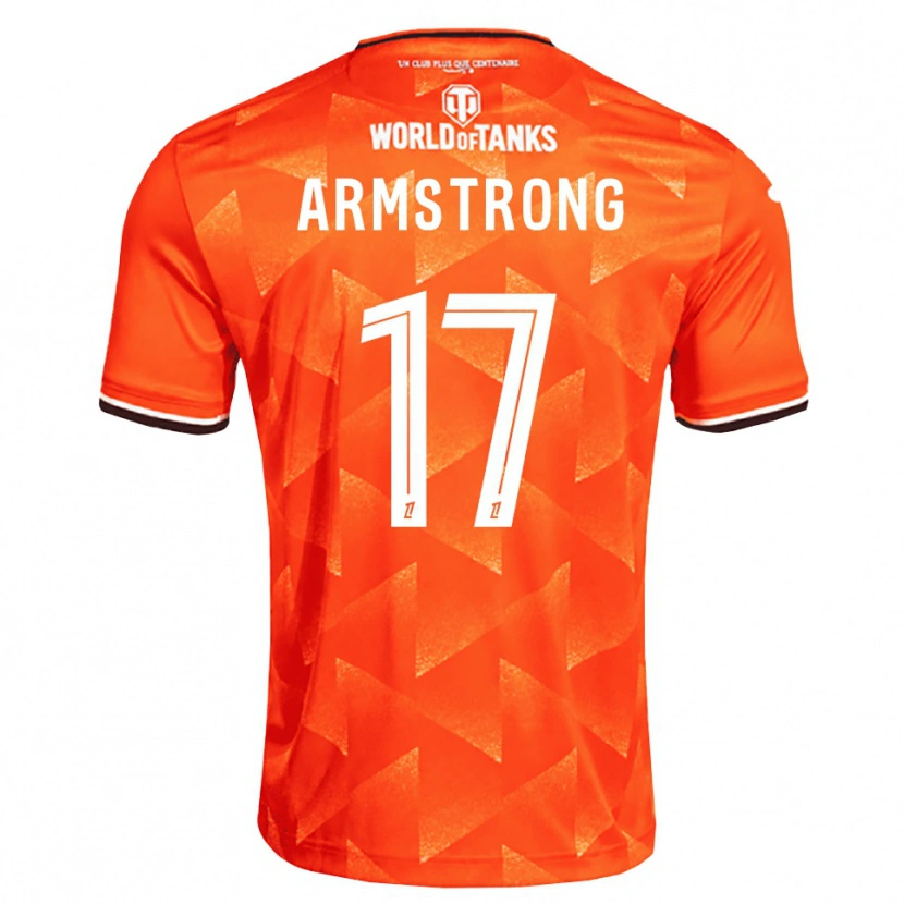 Danxen Dámské Desmond Armstrong #17 Oranžová Bílá Černá Domů Hráčské Dresy 2026/27 Dres