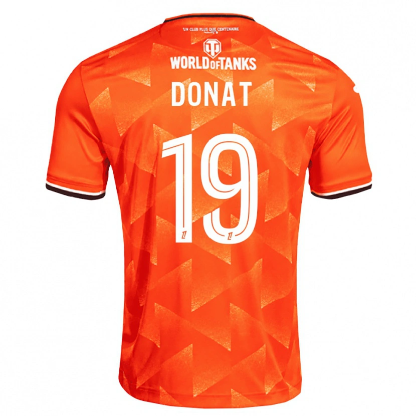 Danxen Dámské Noa Donat #19 Oranžová Bílá Černá Domů Hráčské Dresy 2026/27 Dres