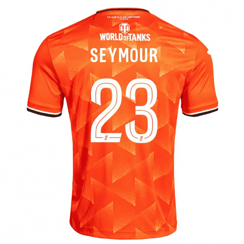 Danxen Dámské Brice Seymour #23 Oranžová Bílá Černá Domů Hráčské Dresy 2026/27 Dres