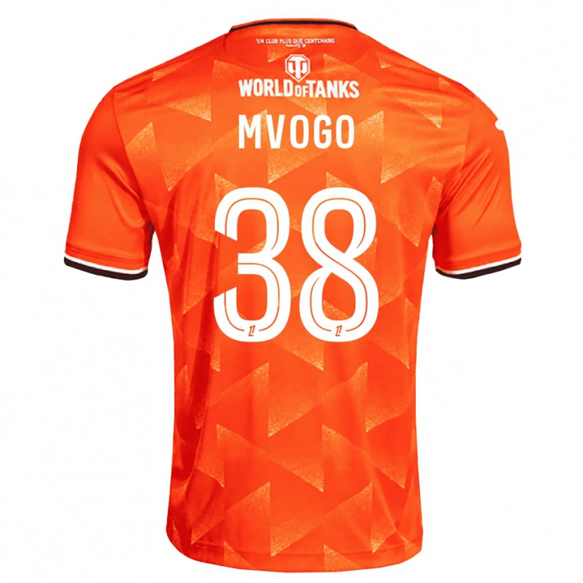 Danxen Dámské Yvon Mvogo #38 Oranžová Bílá Černá Domů Hráčské Dresy 2026/27 Dres