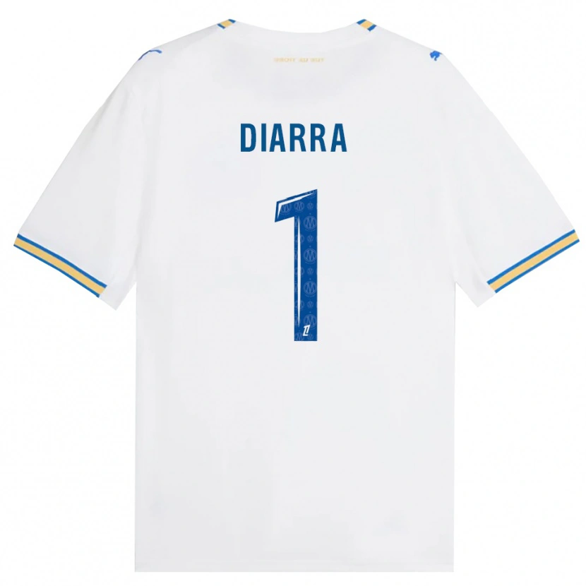 Danxen Dámské Cheick Diarra #1 Modrá Bílá Domů Hráčské Dresy 2026/27 Dres