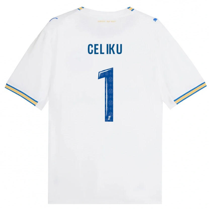 Danxen Dámské Bleron Celiku #1 Modrá Bílá Domů Hráčské Dresy 2026/27 Dres