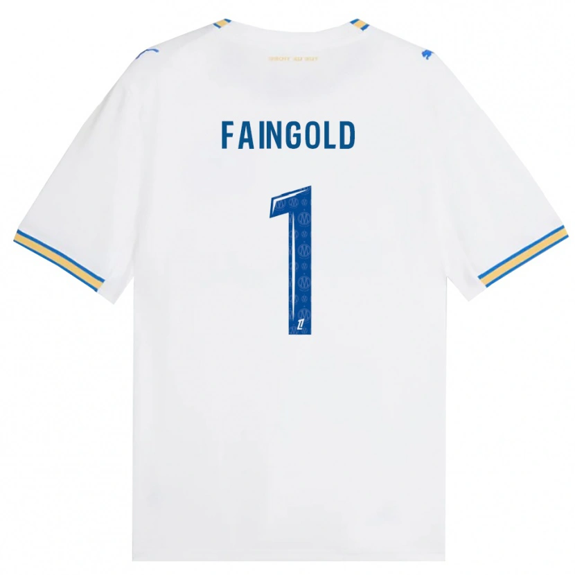 Danxen Dámské Abbie Faingold #1 Modrá Bílá Domů Hráčské Dresy 2026/27 Dres