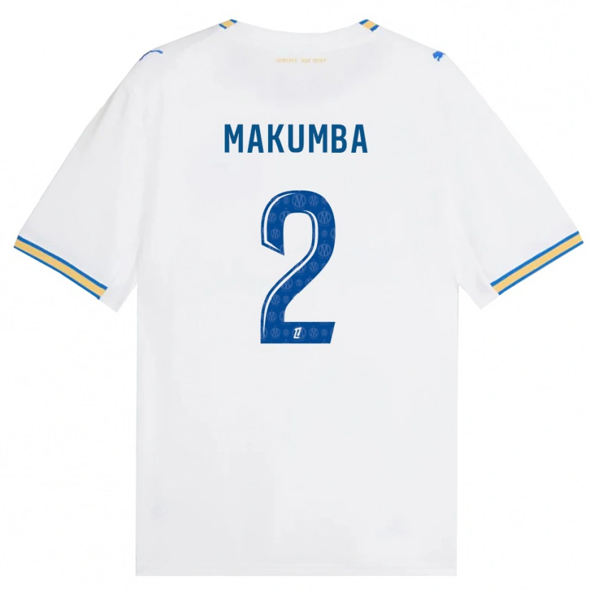 Danxen Dámské Enzo Makumba #2 Modrá Bílá Domů Hráčské Dresy 2026/27 Dres