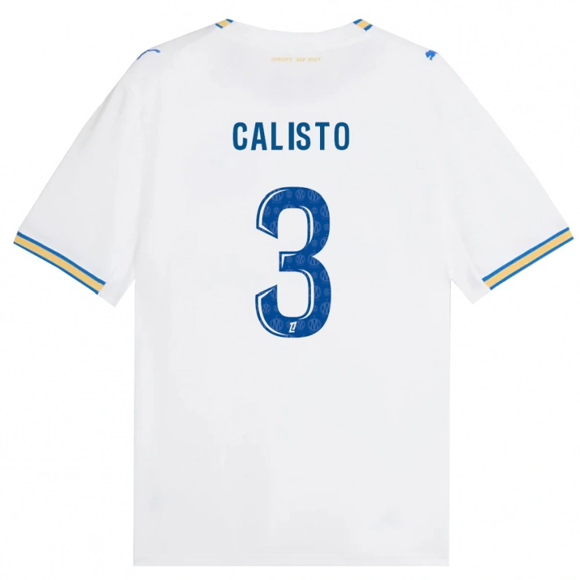 Danxen Dámské Gianni Calisto #3 Modrá Bílá Domů Hráčské Dresy 2026/27 Dres
