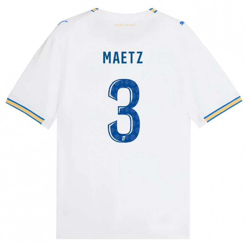 Danxen Dámské Agathe Maetz #3 Modrá Bílá Domů Hráčské Dresy 2026/27 Dres
