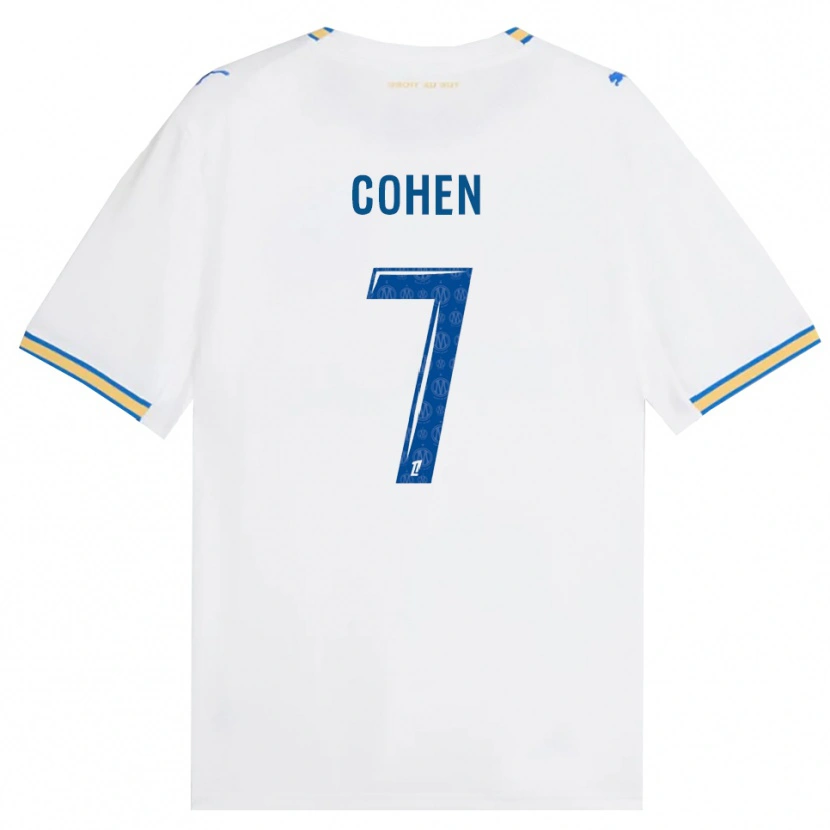 Danxen Dámské Dan Cohen #7 Modrá Bílá Domů Hráčské Dresy 2026/27 Dres